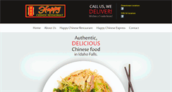 Desktop Screenshot of happychineserestaurant.com
